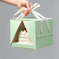 Brot-Papierbox mit Individuellem Logo-Druck UV-Druck Faltbare Karton-Geschenkbox Bäckerei-Verpackung Umweltfreundlich Recycelbar