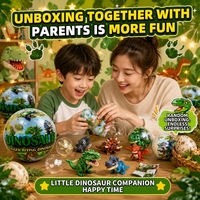 Mainan Kapsul Telur Dinosaurus Kejutan Interaktif Gigit Jari, Hadiah Meja Pesta Anak, Waktu Pengerjaan Singkat