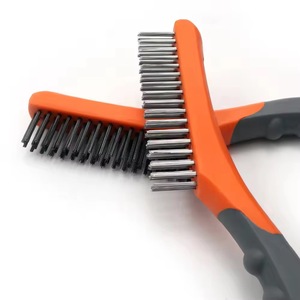Soft Grip Steel Wire Shoe Handle Wire <span class=keywords><strong>Brush</strong></span> para fins de limpeza - Product Image 3
