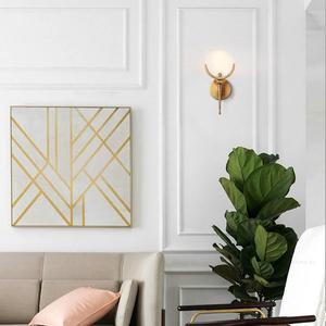 Nordic Minimalist Style All-Copper <b>Wall</b> Lamp for Bedroom Living Room Modern Luxury All-Copper <b>Bedside</b> <b>Wall</b> <b>Light</b> Creative <b>Wall</b> - Product Image 5