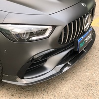 Kit carrosserie de pare-chocs avant de style PK pour Mercedes Benz AMG GT50, lèvre avant en fibre de carbone sèche améliorée