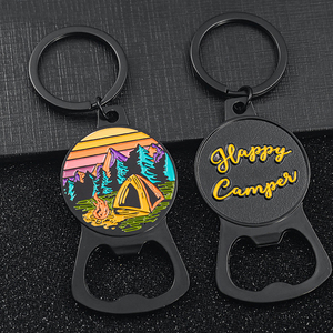 Kim loại mềm Men mở chai <span class=keywords><strong>Keychain</strong></span> nhà máy bán buôn tùy chỉnh logo nam châm bia mở Keyring <span class=keywords><strong>Keychain</strong></span> khuyến mại - Product Image 1