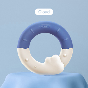 Baby Food Grade Silicone Teether Toy Infant Sore Gums Pain Relieve Teething PP Box Packaging