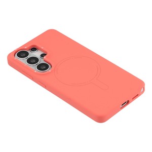 YOUNGKIT Serie Morandi per Samsung Galaxy S26 Ultra, Custodia Magnetica in Silicone Liquido e PC - <span class=keywords><strong>Arancione</strong></span> - Product Image 4