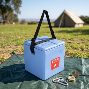 Equipo de Refrigeración Portátil de Metal para Laboratorio Labycare SKSS-CCE01, Caja Fría para Almacenamiento y Transporte de Vacunas a Corto Plazo, 1 Año - Product Image 4