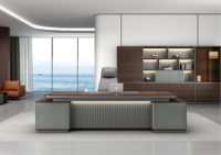 Table de bureau moderne de luxe pour PDG Design de bureau de direction Table de bureau Bureau de direction pour patron