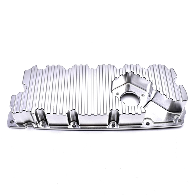 CNC Machined Aluminum Oil Pan Silver Engine Oil Pan for Benz G63 C63 E63 M177