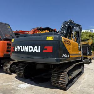 Excavatrice sur chenilles Hyundai 220-9s d'occasion, 22 tonnes, avec moteur, performances parfaites, excellent état, à vendre - Product Image 4