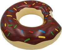 Feiyale – Lot de 2 bouées gonflables écologiques en PVC en forme de donut, 23,6 pouces, pour jeux d'été à la plage et décorations de fête pour enfants