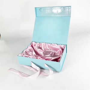 Custom Logo pieghevole scatola regalo magnetica di lusso in cartone rigido Eva con inserto in schiuma Eva - Product Image 2