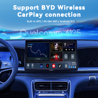 Adaptador BYD con WiFi Dual, Bluetooth, 4G, GPS, Android Auto, Qualcomm Snapdragon 6125, 8GB, 128GB, CarPlay, IA, Personalizado de Fábrica