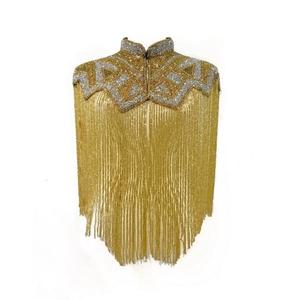 Blusa con cuentas de lentejuelas bordadas de alta calidad para mujer, nuevo diseño, Camisa larga para fiesta de boda, talla XL, el mejor precio para exportación - Product Image 4