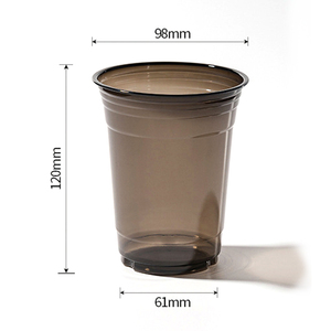 Tùy chỉnh in màu đen vật nuôi Ly nắp 98mm cho đồ uống lạnh 500Pcs đặt hàng tối thiểu - Product Image 6