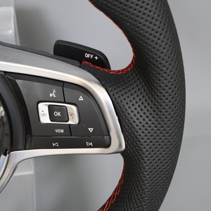 พวงมาลัยสปอร์ตพรีเมียมแบบกำหนดเองสำหรับ VW GTI GTD GTE <span class=keywords><strong>TDI</strong></span> <span class=keywords><strong>6</strong></span> 7 5 4 7.5 3 R MK6 MK7 7R - Product Image 6