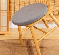 Coussin de chaise en mousse à mémoire de forme ronde personnalisable Coussin de siège Tatami épaissi sédentaire pour le bureau