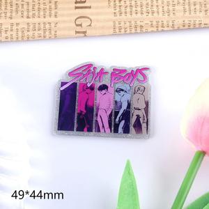 Venta al por Mayor de Acrílicos Personalizados con Purpurina de 25mm, Diseño de Kpop, Demon <span class=keywords><strong>Hunter</strong></span>, Enfermera, Médico, Dibujos Animados, <span class=keywords><strong>Anime</strong></span>, para Hacer Portacredenciales y Carretes de Cinta - Product Image 5