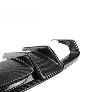 For CLS W218 C218 2011-2017 R Style Carbon Fiber Rear Lip Rear Diffuser Bumper Lip - Product Image 6