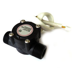 Sensor de Flujo de Agua YFS201 1~25L/min DN15 4 Tubos 0.5 Pulgadas, Medidor de Flujo Hall OEM Personalizable para Líquidos y Aceites - Product Image 1