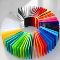 Feuille d'acrylique coulée aux couleurs vives, panneau PMMA multicolore pour signalétique, découpe laser et décoration intérieure