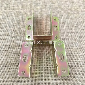 Charnière de base de lit Xiongfa 35x60mm 1.0mm, support d'angle en fer pour quincaillerie de meubles - Product Image 3