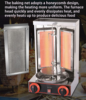Barbecue électrique commercial grill Gaz Moyen-Orient four Brésil barbecue rotatif automatique barbecue shawarma machines