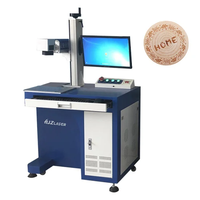 New Desktop CO2 Laser Marking Machine 30W/60W Air-Cooled CNC Industrial Computer Crystal Glass Paper Metal Leather