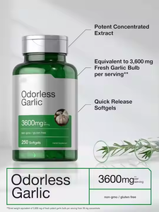 Complément d'<span class=keywords><strong>ail</strong></span> haute puissance sans odeur, gélules de bien-être sans lactose ni conservateurs - Product Image 4