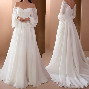 Nuovi Arrivi Abito <span class=keywords><strong>da</strong></span> Sera Lungo Bianco per Matrimonio per Invitata Taglie Forti Vestiti <span class=keywords><strong>da</strong></span> Donna per Cerimonia - Product Image 2