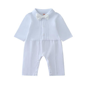 Conjunto de <span class=keywords><strong>Traje</strong></span> de Etiqueta para Bebé Recién Nacido, Otoño, Estilo Caballero, con Chaleco y Pantalones, <span class=keywords><strong>Traje</strong></span> de <span class=keywords><strong>Bautizo</strong></span> - Product Image 2