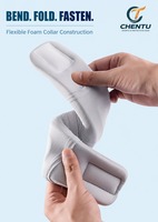 Oreiller de soutien cervical ergonomique en mousse à mémoire de forme à rebond lent, repose-tête profilé pour le lit, soulagement des douleurs vertébrales