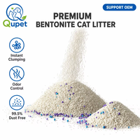 Litière pour chat en bentonite, forte capacité à agglomérer, contrôle des odeurs, usine ODM