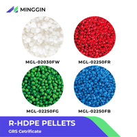 MINGGIN PCR GRS RPP Polypropylène recyclé de haute qualité pour moulage plastique, résistance aux hautes températures, norme mondiale de recyclage