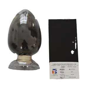Pure Polyester High <strong>Gloss</strong> <strong>Black</strong> Spray Eco-Friendly Acrylic-Based Electrostatic Metal Powder Coating RAL Colors Furniture <strong>Paint</strong> - Product Image 3