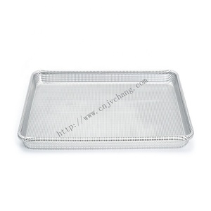 Bakery Accessories Full Perforated <strong>Trays</strong> of Aluminum Alloy <strong>Baking</strong> Sheet Pan <strong>with</strong> Rolled Edges - Product Image 1