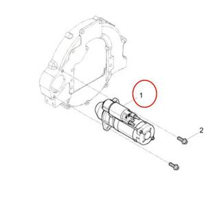 Motor de Arranque Weichai WP 00J 12V 3.8KW para Montacargas Diésel Doosan D30F D33F D35F, Pieza Original del Motor - Product Image 3