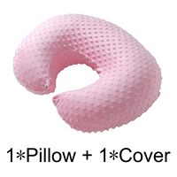 Coussin d'allaitement multifonctionnel en velours avec positionneur corporel, oreiller d'allaitement biologique en forme de lune pour bébé, paquet en boîte pour enfants