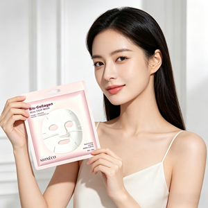 Transparent Split Face Gel Mask Color Changing Design Nourishing Daily Cosmetic Care <strong>Plaster</strong> Color Changing Split <strong>Facial</strong> Mask - Product Image 3
