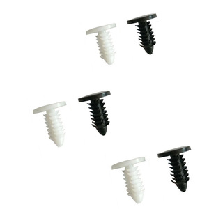 Remaches de nailon A101 de 11 mm x 14 mm, clips con forma de árbol para reparación de techos de automóviles, sujetadores blancos y negros PA66 - Product Image 2