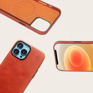 <span class=keywords><strong>Boman</strong></span> nouvelle coque de téléphone portable personnalisée en gros accessoires couverture arrière coque de téléphone en cuir véritable pour iPhone 13 Pro Max - Product Image 2