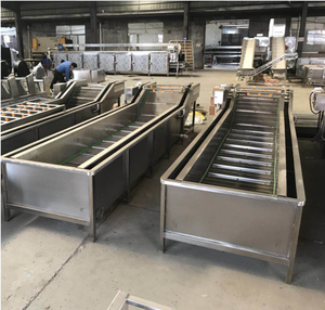 500กิโลกรัม/ชั่วโมงเครื่องทำน้ำผักกระเจี๊ยบเขียวเครื่องซักผ้าทำจากสแตนเลสเครื่องล้างผักและอบแห้ง - Product Image 4