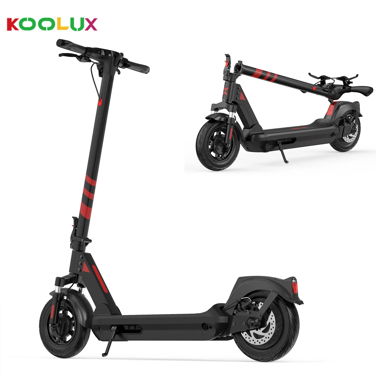 Koolux 10Inch Có Thể Gập Lại Có Thể Điều Chỉnh Điện Xe Tay Ga Trung Quốc Nhà Máy Giá Di Động Điện Xe Tay Ga Cho Người Lớn