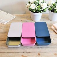 Boîte de rangement portable pour pilules en fer, joli organiseur de poche, prix promotionnel pour usage quotidien
