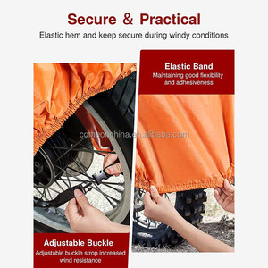 Housse de moto universelle pliable de haute qualité, imperméable, protection pour scooter, abri extérieur et intérieur, housse de moto réfléchissante - Product Image 5