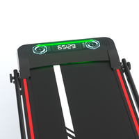 Tapis roulant électrique portable pliable au meilleur prix avec écran LED, inclinaison manuelle, moteur DC, capacité de 120 kg