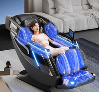C39 lujo portátil AI Smart Home silla de masaje plegable de gama alta 3D gravedad cero cuerpo completo Spa Dual Core eléctrico AI Smart Heat