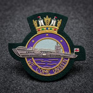 WE COME UNSEEN Patch brodé en dentelle de haute qualité, à coudre, badge en tissu circulaire, design de luxe pour vêtement - Product Image 2