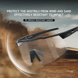 New <strong>Fashion</strong> Color-Changing Cycling <strong>Glasses</strong>, Day and Night Windproof Integrated Goggles, HD UV Protection Sunglasses - Product Image 3