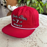 Gorra de Béisbol Personalizada al por Mayor con Logotipo, Visera Plana, Mezcla de Poliéster y Algodón, 5 Paneles, Bordado, Cierre a Presión, Publicitaria y Promocional