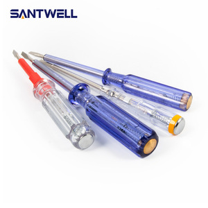 Destornillador comprobador de voltaje de neón aislado, herramienta detectora de cable vivo/neutro de alta sensibilidad - Product Image 6