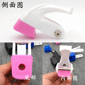 Plaquettes de frein pour patins à roulettes, freins arrière en caoutchouc résistant à l'usure pour patins à roulettes pour enfants, avec vis incluses - Product Image 3